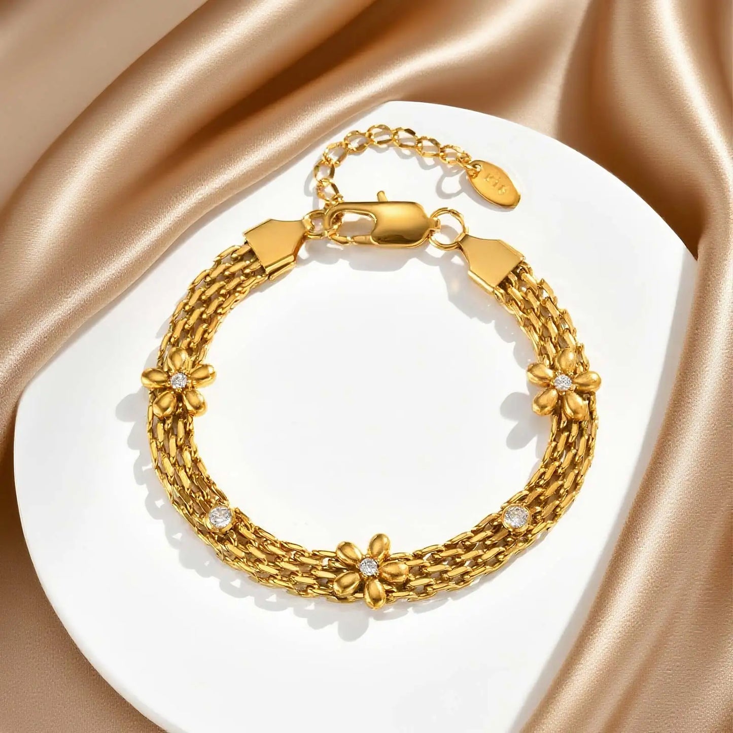 Gold Flower Chain