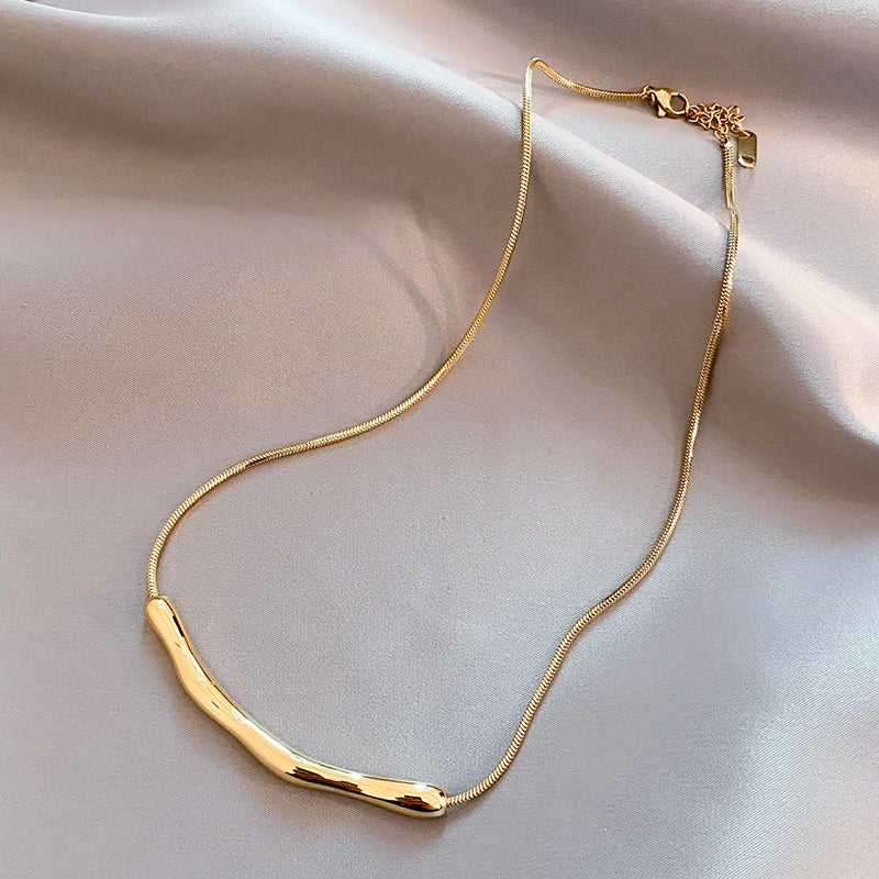 Gold Color Collarbone